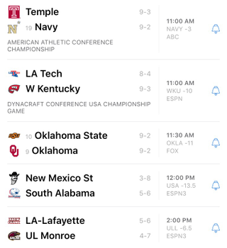 Illustration for article titled Saturday College Football Thread